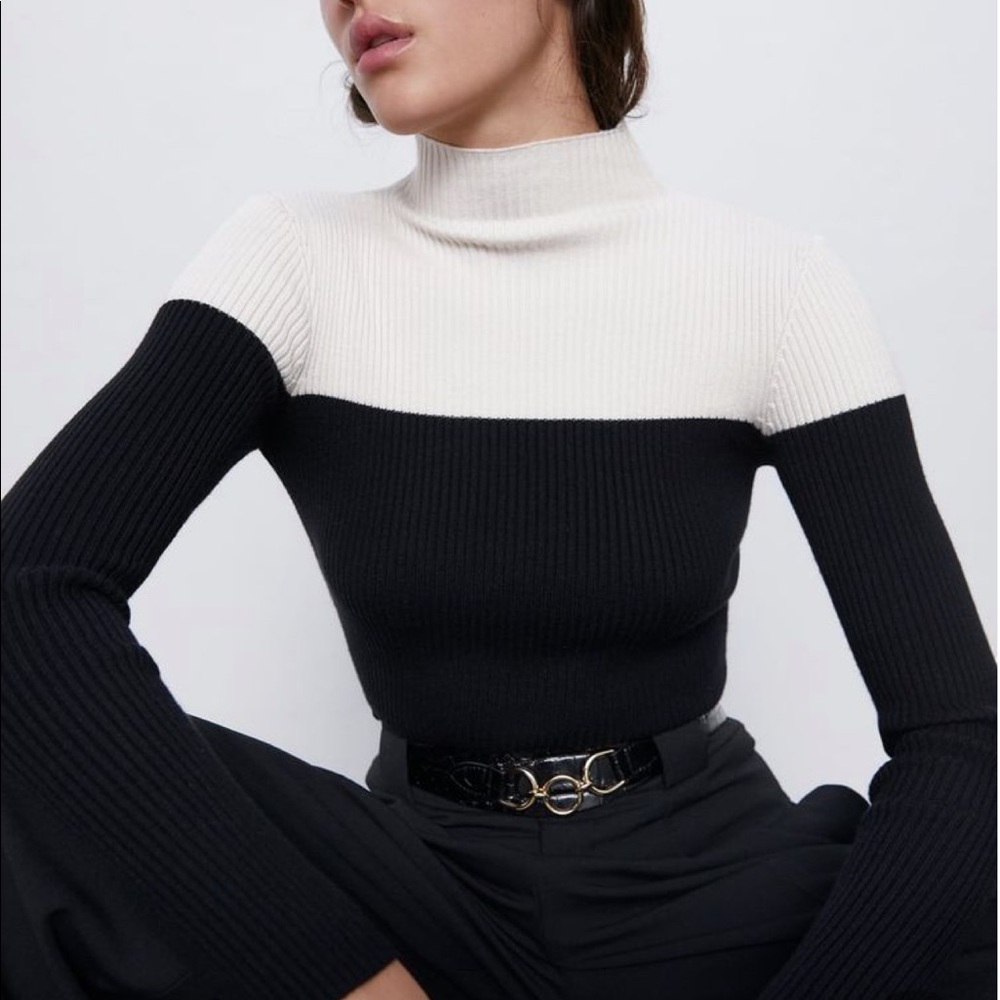BNWT Zara Colorblock Sweater